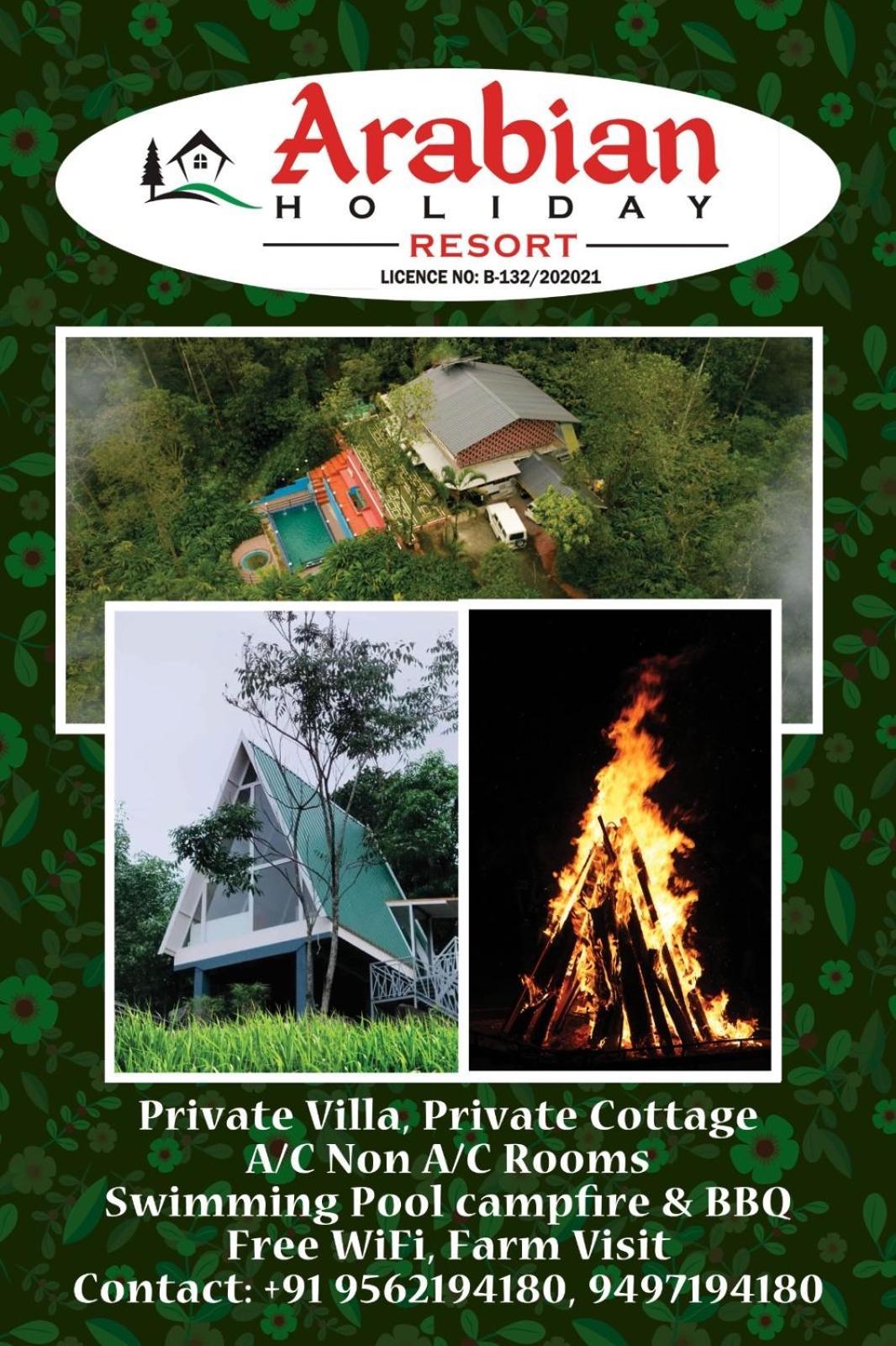 Arabian Holiday Resort With Swimming Pool In Idukki Calvary Mount Luaran gambar